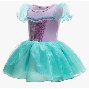 NEW Little Mermaid Princess Dress  Costume‎ Baby Girl 6-12 Months